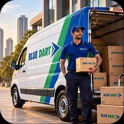Blue Dart delivery
