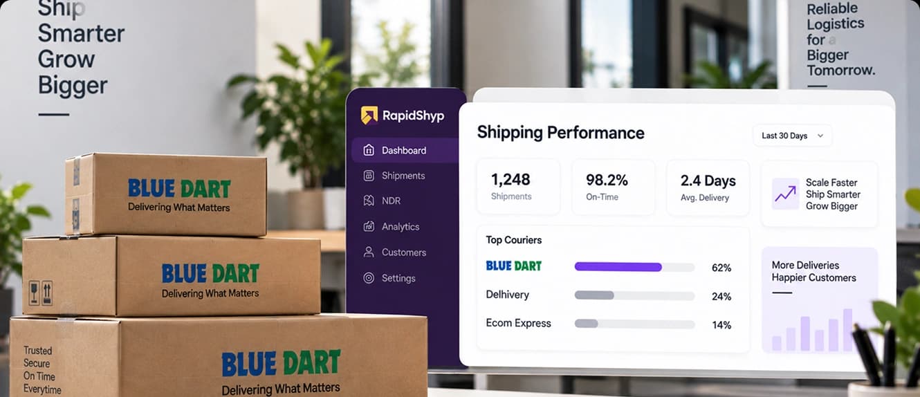 AI-powered courier recommendations and automated workflows