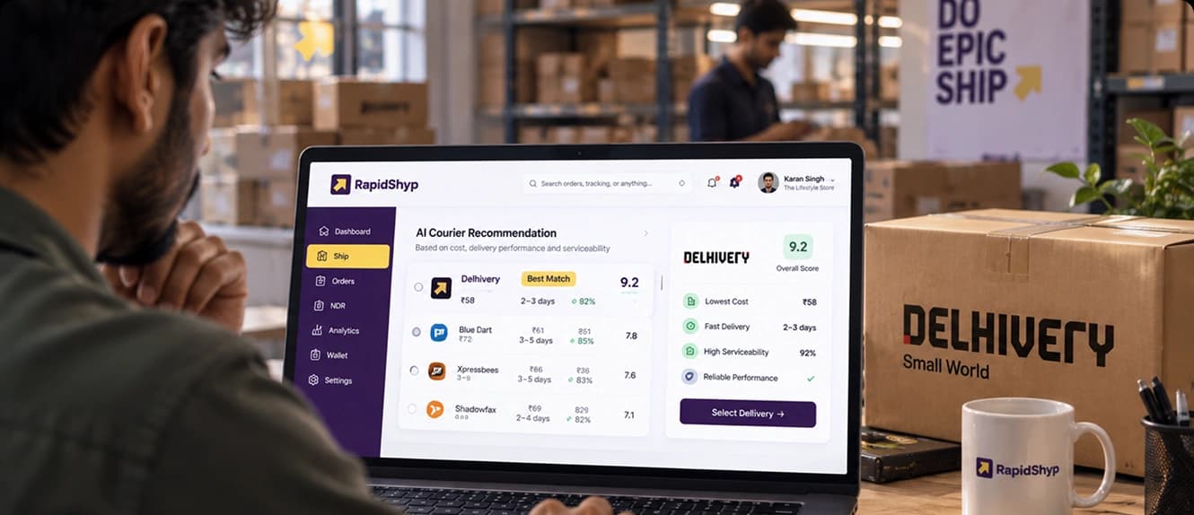 AI-powered courier allocation