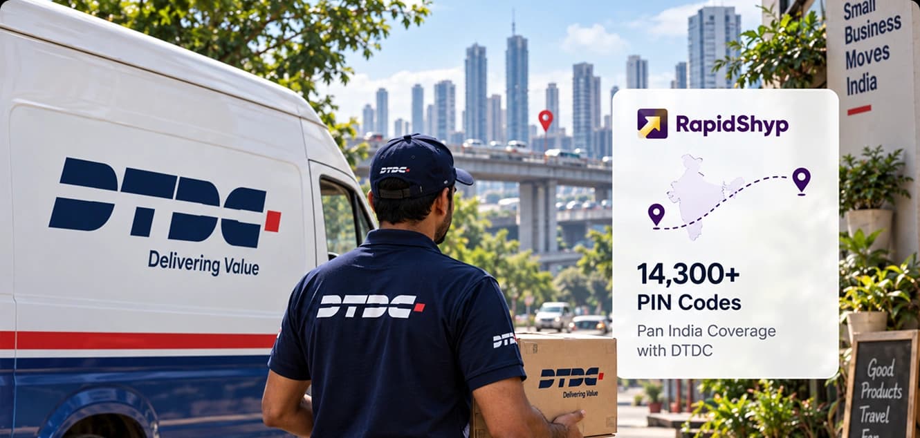 DTDC's established logistics network