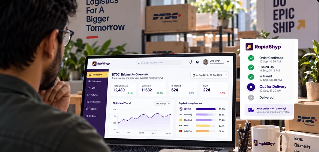 Unified dashboard for logistics management