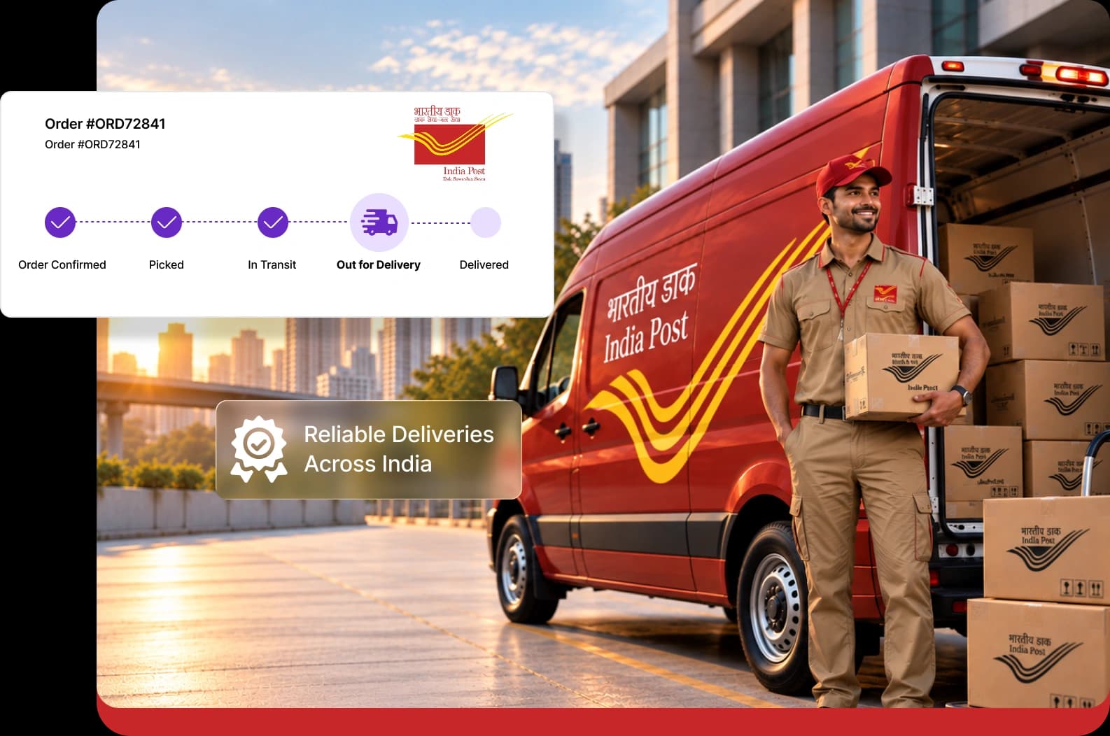 India Post delivery network